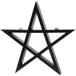Killstar Pentagram Display Shelf [B] Housewares