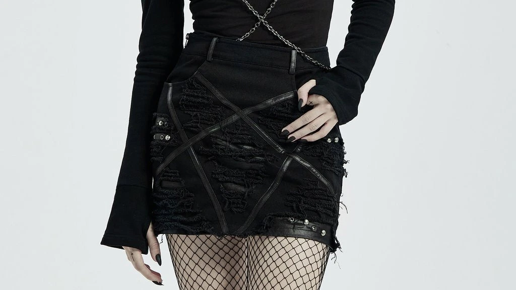 Punk Rave Gothic Decadent Women's Skirt Women's Stuff 1 Punk Rave Gothic Decadent Women's Skirt Women's Stuff