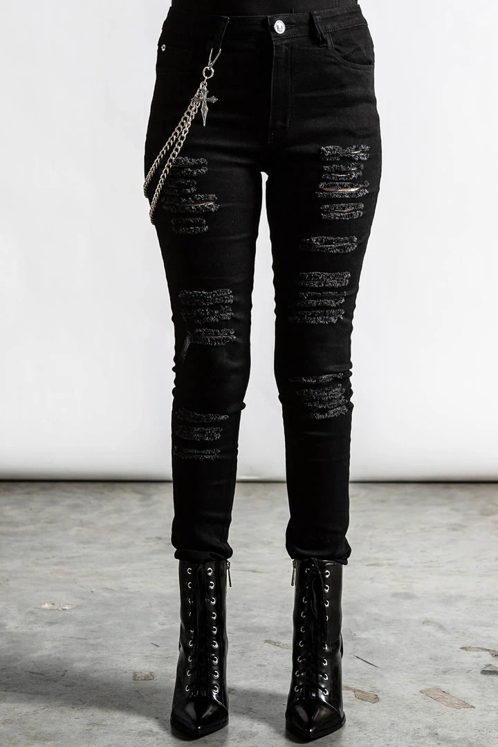 Killstar R.I.P. Slash Jeans 1 Killstar R.I.P. Slash Jeans