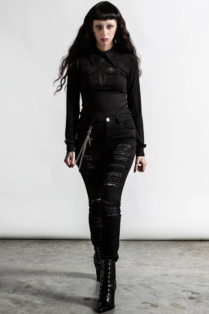 Killstar R.I.P. Slash Jeans 2 Killstar R.I.P. Slash Jeans