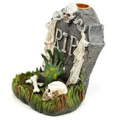 Gothic Gifts RIP Zombie Hand Tombstone Backflow Incense Burner Gift Ideas