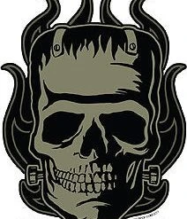 Poster Pop Kruse Franken-Skull Sticker
