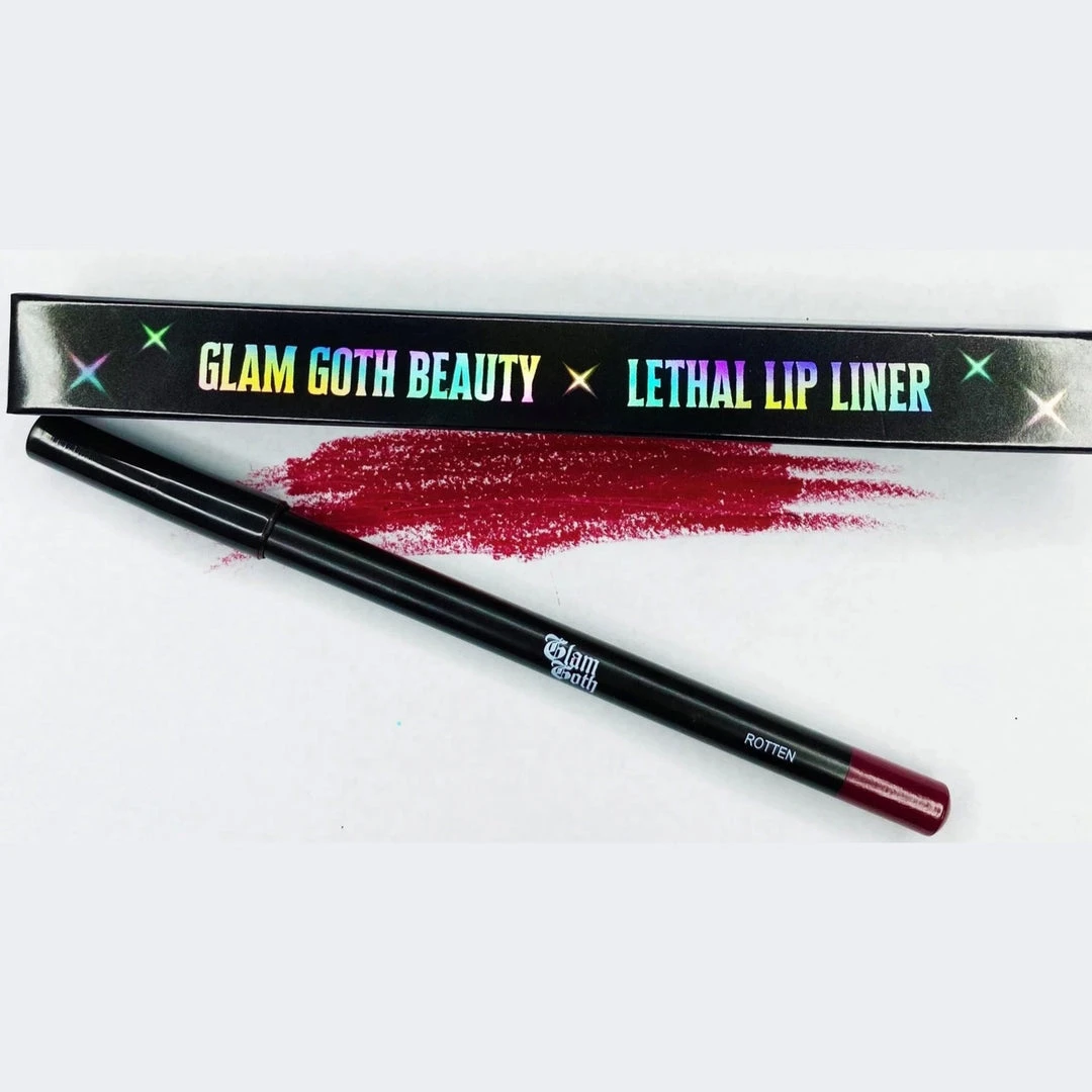 Glam Goth Beauty Rotten - Matte Burgundy Pencil Liner 4 Glam Goth Beauty Rotten - Matte Burgundy Pencil Liner