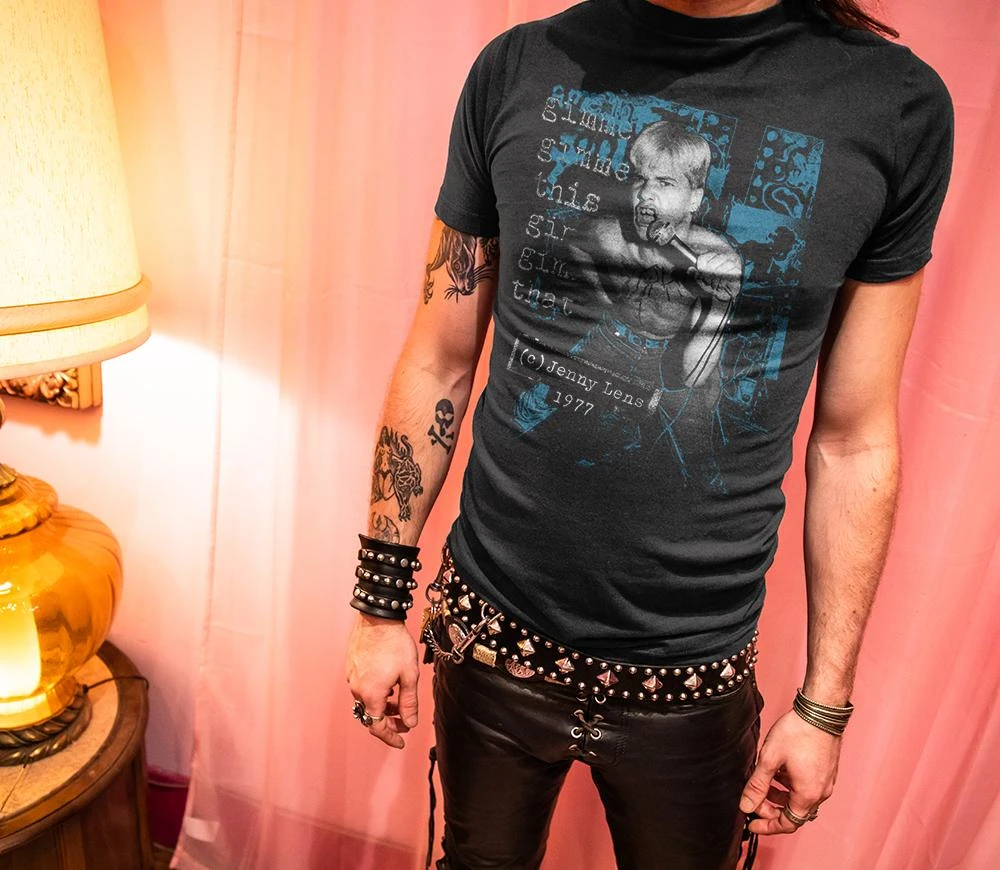 Rock Roll Repeat Men's Stuff Darby Crash T-Shirt 2 Rock Roll Repeat Men's Stuff Darby Crash T-Shirt