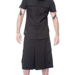 Queen Of Darkness Men's Stuff Shirt With Hidden Button Placket 10 Queen Of Darkness Men's Stuff Shirt With Hidden Button Placket