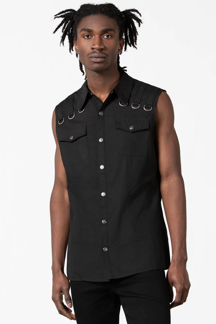 Killstar Riodan Button-Up Vest 1 Killstar Riodan Button-Up Vest