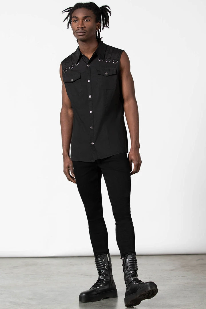 Killstar Riodan Button-Up Vest 2 Killstar Riodan Button-Up Vest
