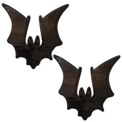 Neva Nude Accessories Large Bat Sequin Nipple Cover Pasties