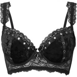 Killstar Sacred Spirits Velvet Bralet - Black 9 Killstar Sacred Spirits Velvet Bralet - Black