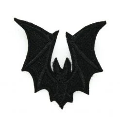 Project Pinup Small Vampire Bat Gothic Iron On Embroidered Patch