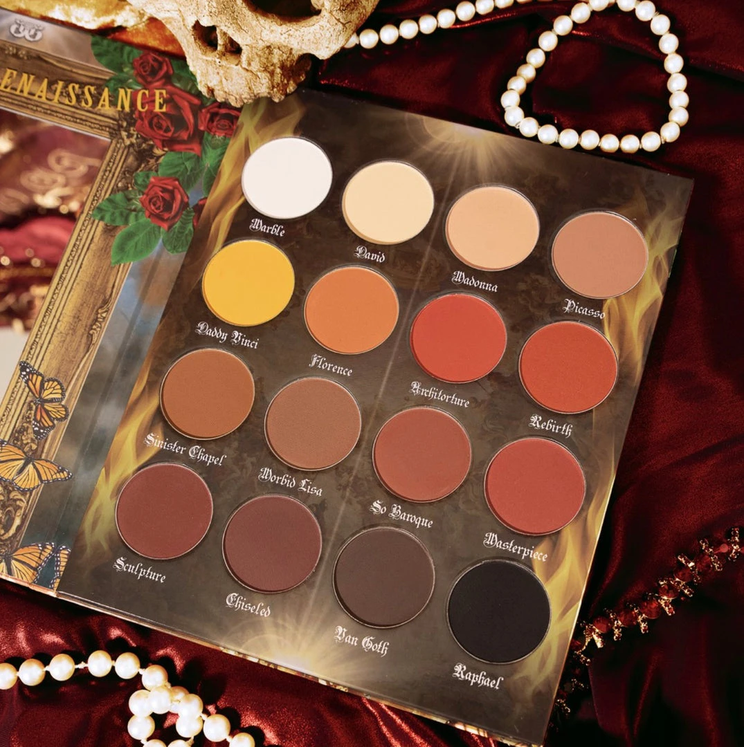 Glam Goth Beauty Hair And Makeup The Dark Renaissance Palette 1 Glam Goth Beauty Hair And Makeup The Dark Renaissance Palette