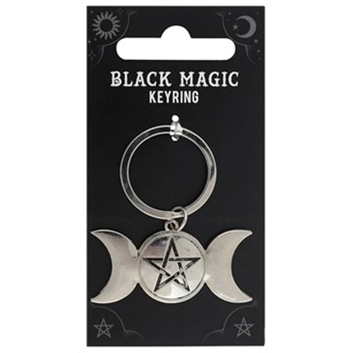 Gothic Gifts Triple Moon Keyring Gift Ideas 1 Gothic Gifts Triple Moon Keyring Gift Ideas