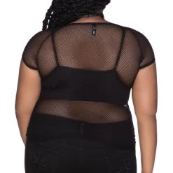 Killstar Wildchild Fishnet Top - Black Women's Stuff