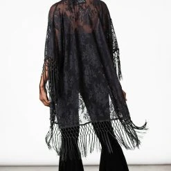 Killstar Women's Stuff Witch Hazel Lace Kimono 14 Killstar Women's Stuff Witch Hazel Lace Kimono