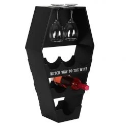Gothic Gifts Gift Ideas Coffin Wine Shelf 5 Gothic Gifts Gift Ideas Coffin Wine Shelf