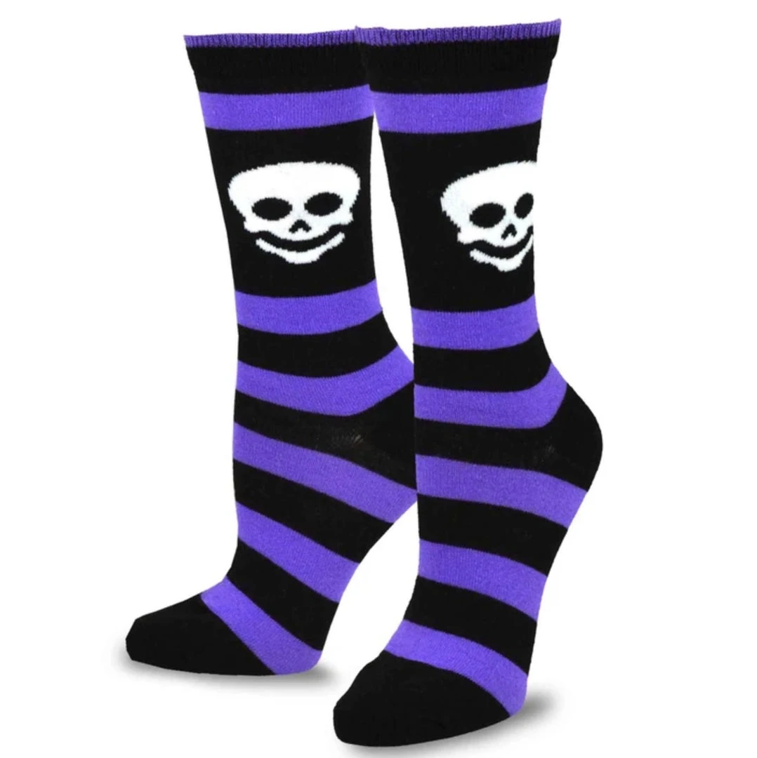 TeeHee Women's Halloween Polyester Crew Skulls 4-Pack Gift Ideas 5 TeeHee Women's Halloween Polyester Crew Skulls 4-Pack Gift Ideas