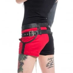 Heartless Asylum Shorts - Black/Red