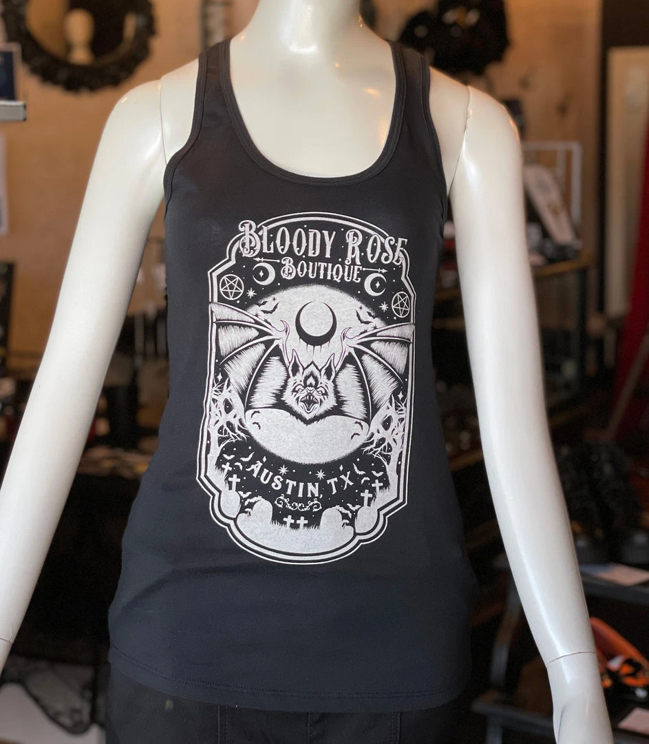 Bloody Rose Boutique Bloody Rose Bat - Women's Tank Top Women's Stuff 1 Bloody Rose Boutique Bloody Rose Bat - Women's Tank Top Women's Stuff