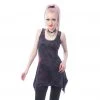 Chemical Black Crow Rose Lace Panel Vest Women's Stuff