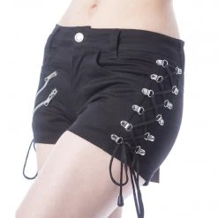 Vixxsin Dina Shorts - Black Plus Size