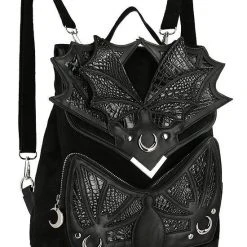 ReStyle Black Phantom Gothic Backpack With Dragon Wings