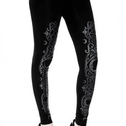 ReStyle Black Gothic Baroque Leggings