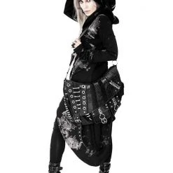 ReStyle Patchwork Hobo Bag With Multiple Pockets And Dragon PU