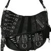 ReStyle Patchwork Hobo Bag With Multiple Pockets And Dragon PU