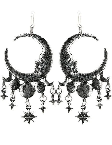 ReStyle Sleepless Nights Silver Moon Earrings Jewelry 1 ReStyle Sleepless Nights Silver Moon Earrings Jewelry