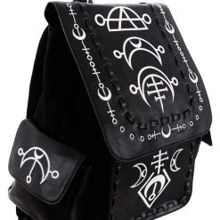 ReStyle Runic Moon Black Backpack - Black And White