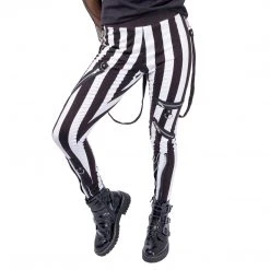 Heartless Women's Stuff Ghosted Leggings - Black & White