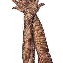 Leg Avenue Accessories Rhinestone Opera Length Gloves