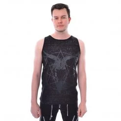 Heartless Pentagram Vest - Black Men's Stuff