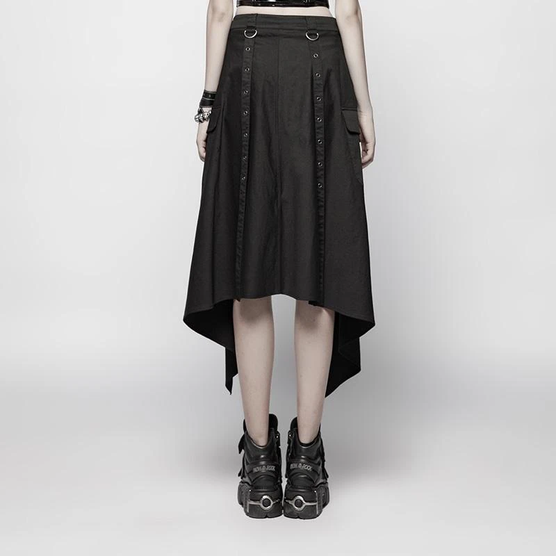 Punk Rave Detachable Half Skirt 2 Punk Rave Detachable Half Skirt
