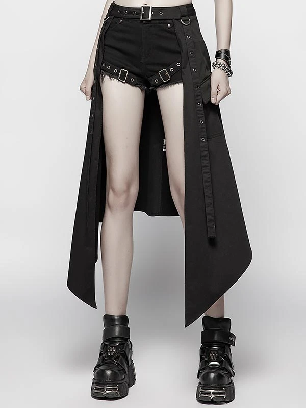 Punk Rave Detachable Half Skirt 1 Punk Rave Detachable Half Skirt