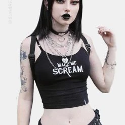 Forest Ink Make Me Scream Top Women's Stuff