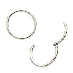 BodyVibe Jewelry Surgical Steel Basic Hinged Segment Ring - 18g 3/8"