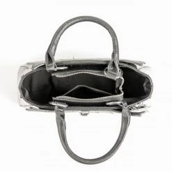 Sourpuss Locked Out Purse - Black & White Stripes