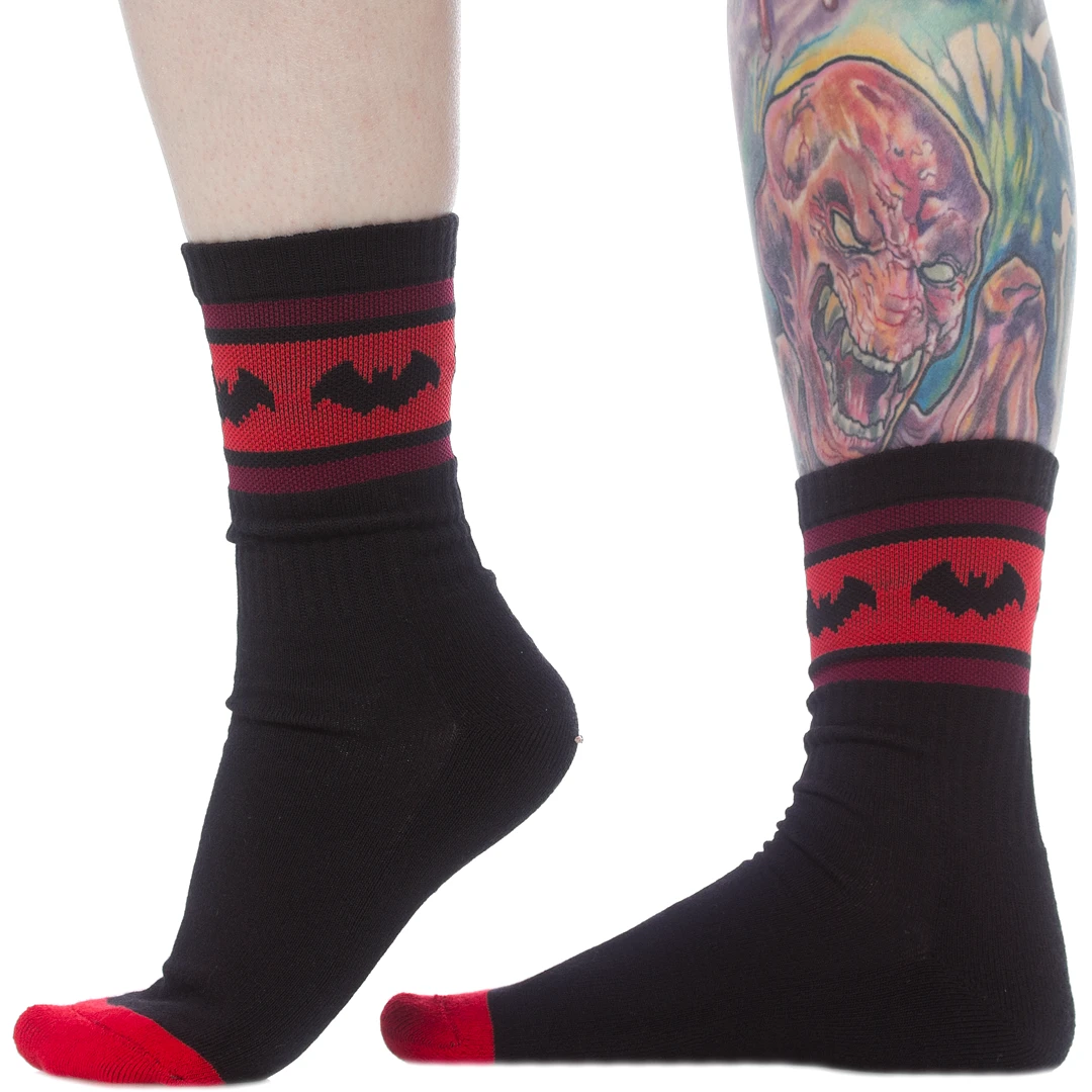 Sourpuss Bat Stripe Crew Socks Gift Ideas 3 Sourpuss Bat Stripe Crew Socks Gift Ideas