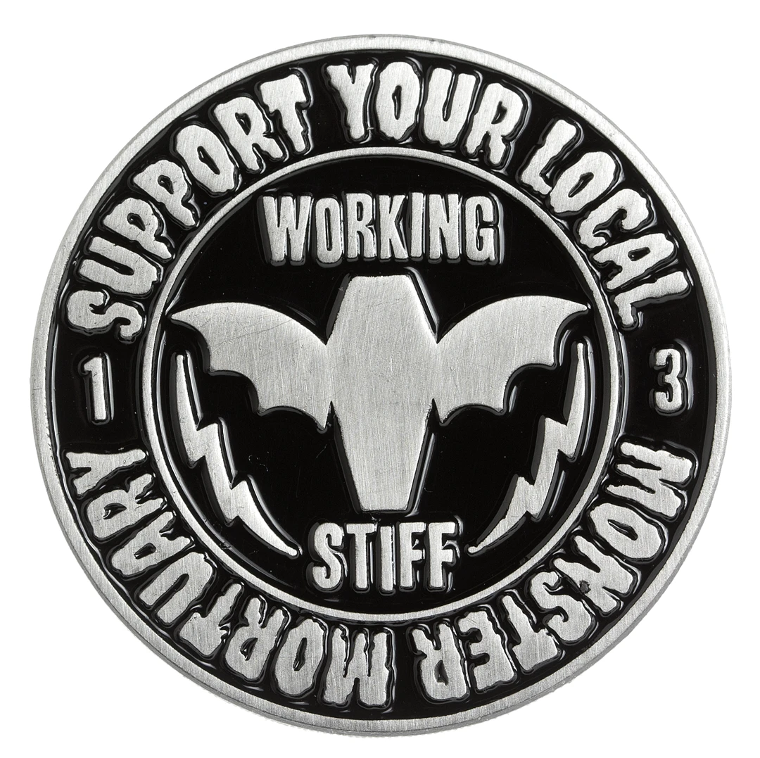 Sourpuss Monster Mortuary Enamel Pin 1 Sourpuss Monster Mortuary Enamel Pin