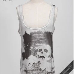 Punk Rave White Watercolor Tank Top 8 Punk Rave White Watercolor Tank Top
