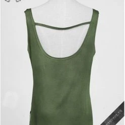 Punk Rave Green Watercolor Top