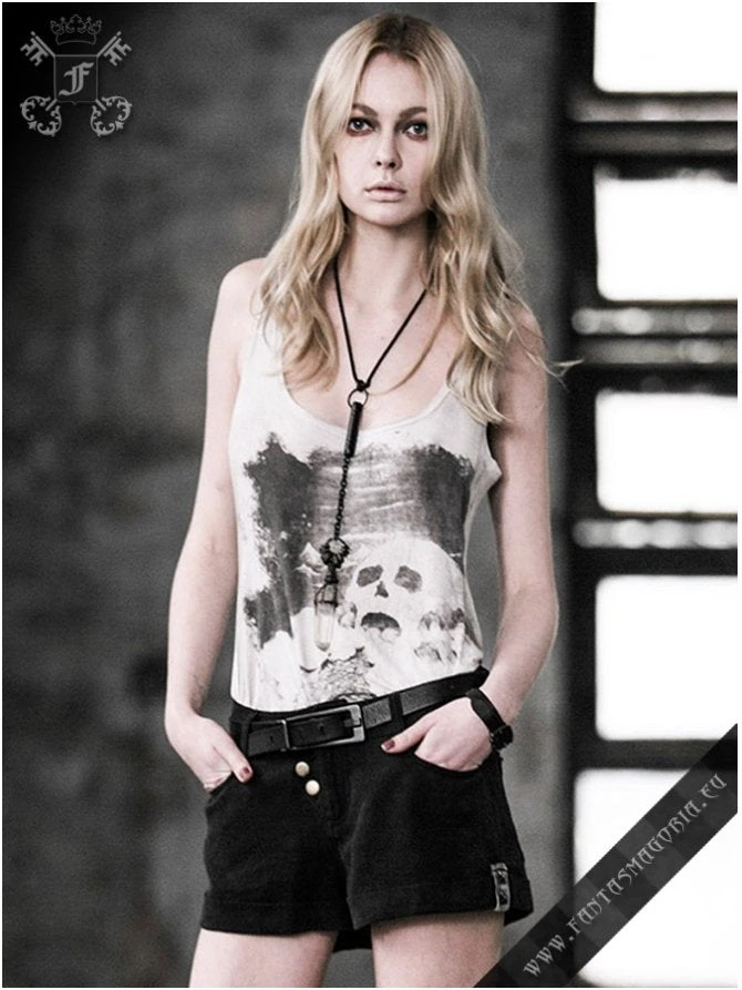 Punk Rave White Watercolor Tank Top 1 Punk Rave White Watercolor Tank Top